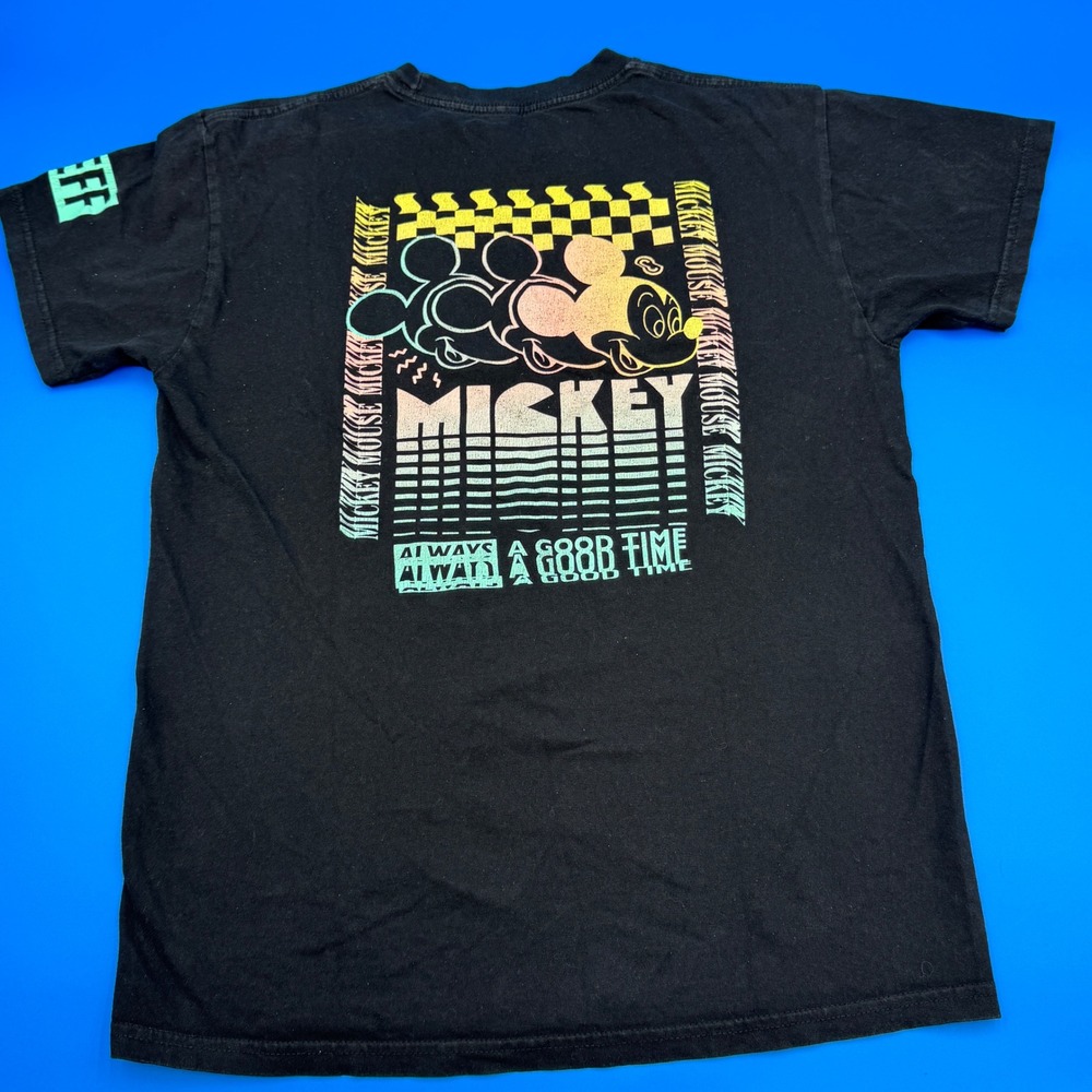 Disney Mickey Mouse NEFF Graphic T‎ Shirt Black Men's Size Medium - Picture 2 of 7
